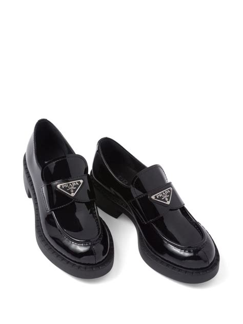 chocolate prada loafers|farfetch prada loafers.